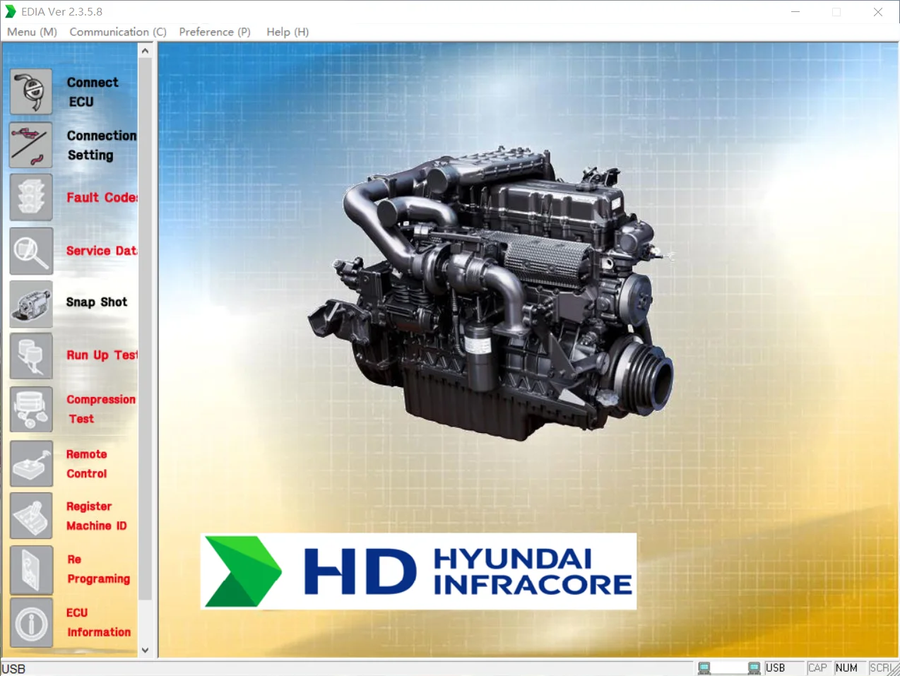 

Диагностика двигателя Doosan E-Doctor 2.3.5.8 (EDIA) Build And Industry 2023 + keygen