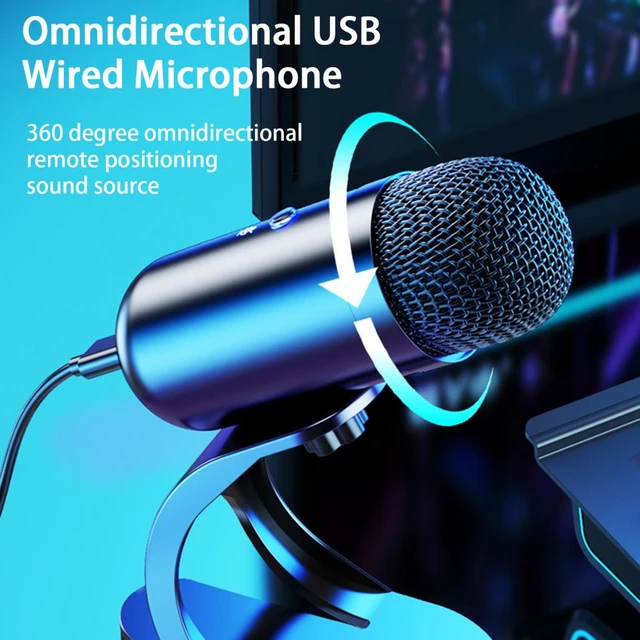 Haomuren Professional USB Condenser Microphone Studio Recording Mic for PC  Computer Phone Gaming Streaming Podcasting K66 - AliExpress