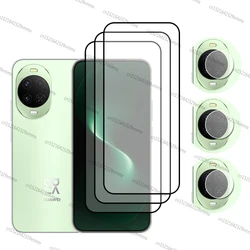 Premium Full Cover Tempered Glass Screen Protector and Camera Lens Film for Nova 15 Pro (Buy 3Glass Get 3Lens)