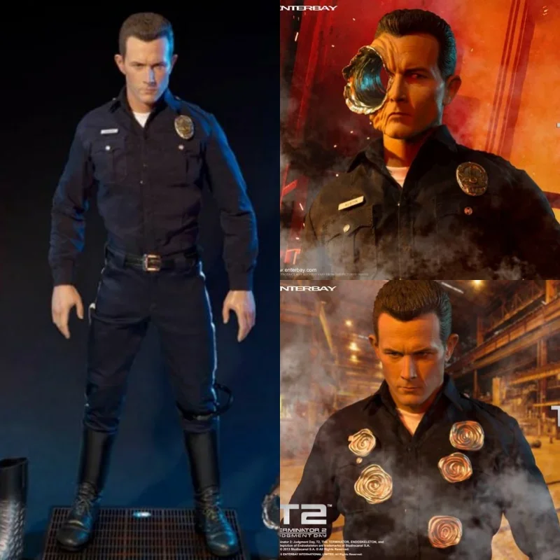 Eb Enterbay Terminator 2 1/4 18 Pollici T2 T1000 Liquid Robot Action Figure Model Toys Gifts