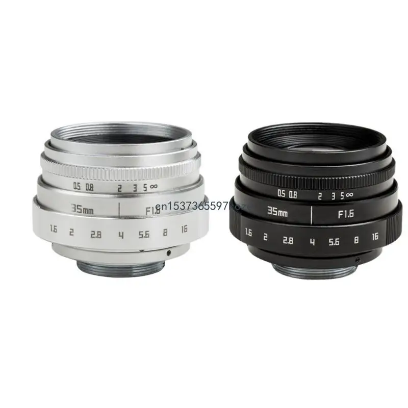 35Mm F1.6 Cctv Lens Televisione Anelli Adattatori Per Obiettivi Attacco C Per Attacco 3