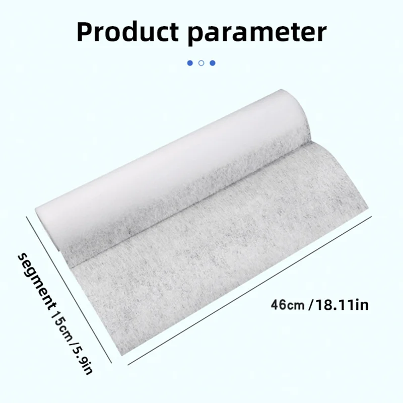 10m*46cm Kitchen Oil-Absorbing Paper Nonwoven Kitchen Supplies Filter Moisture-proof Transparent Oil Sticker Tools