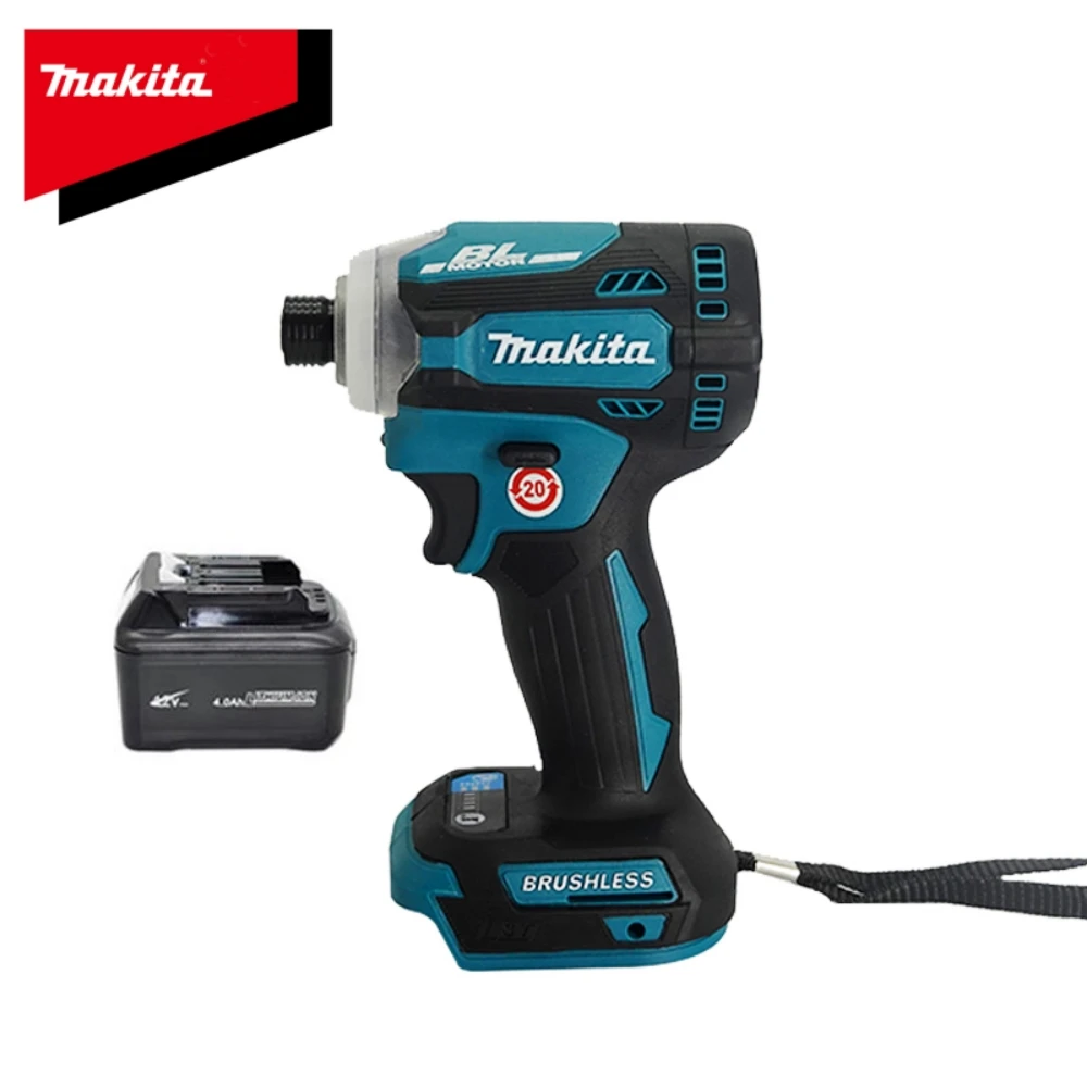 

Makita DTD171 180nm 18V Impact Driver Brushless Cordless Electric Screwdriver Rechargable Drill Driver High torsion power drill