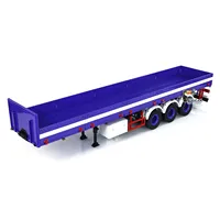 1/14 Metal Semi Trailer 3 Axles Spare Parts for Toys Remote Control Tractor Car RC Dump Trucks Vehicle Accessories THZH1996 1