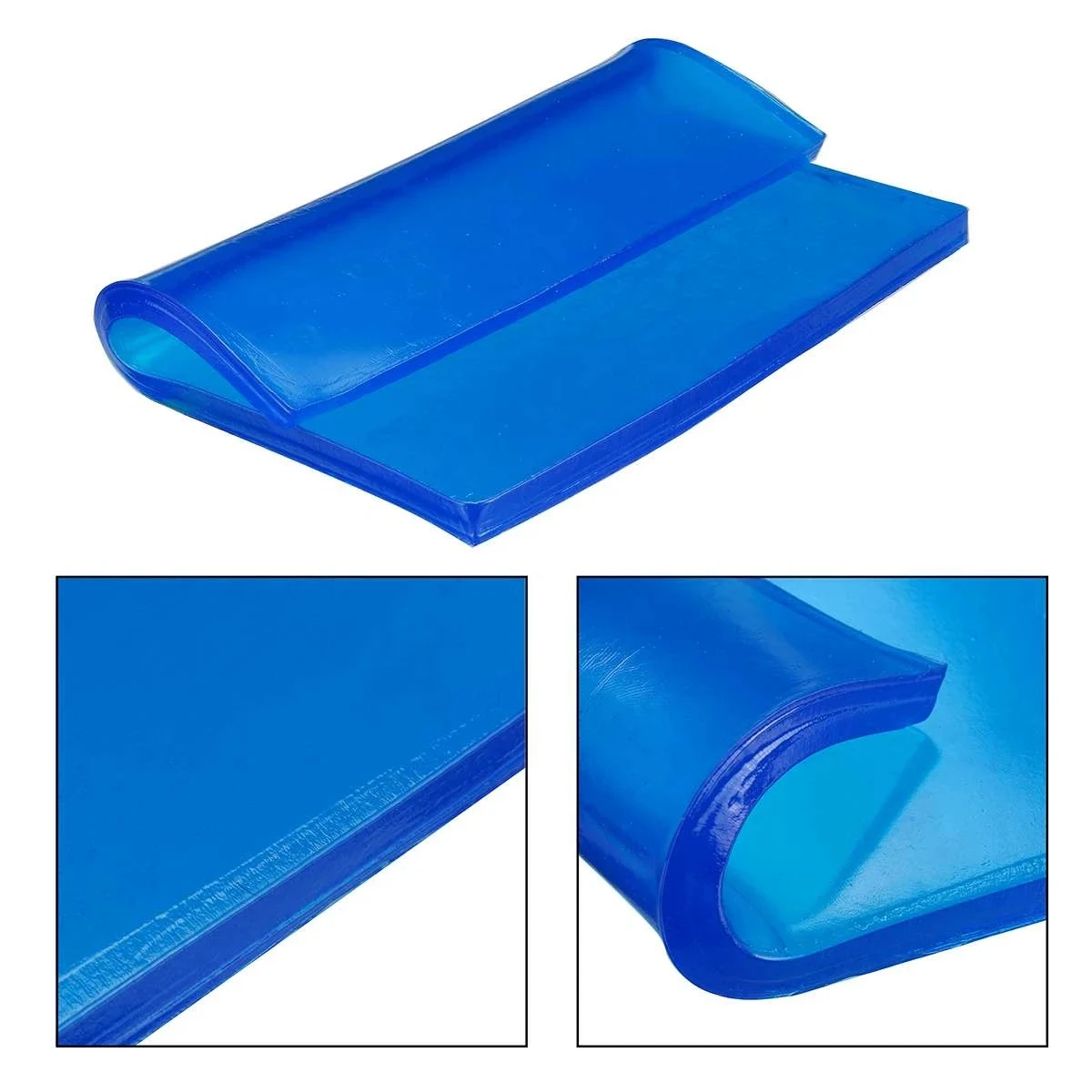 파란색 오토바이 범용 시트 쿠션 젤 패드, 쿨 패드, 충격 흡수 매트, DIY 컷 쿠션 A, 2cm