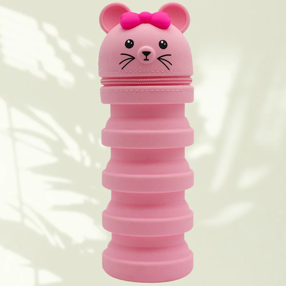 

Pencil Holder Decompression Bag Students Stationery Pencil Case Silicone Holder Container Pouch