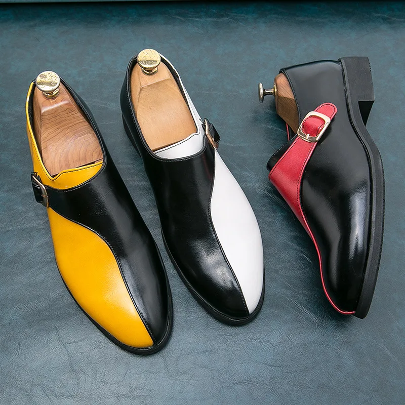 Leather Shoes Mens Designer Dress Formal Leather Shoes Fashion Wedding Casual Slides Men Loafers Driving Half