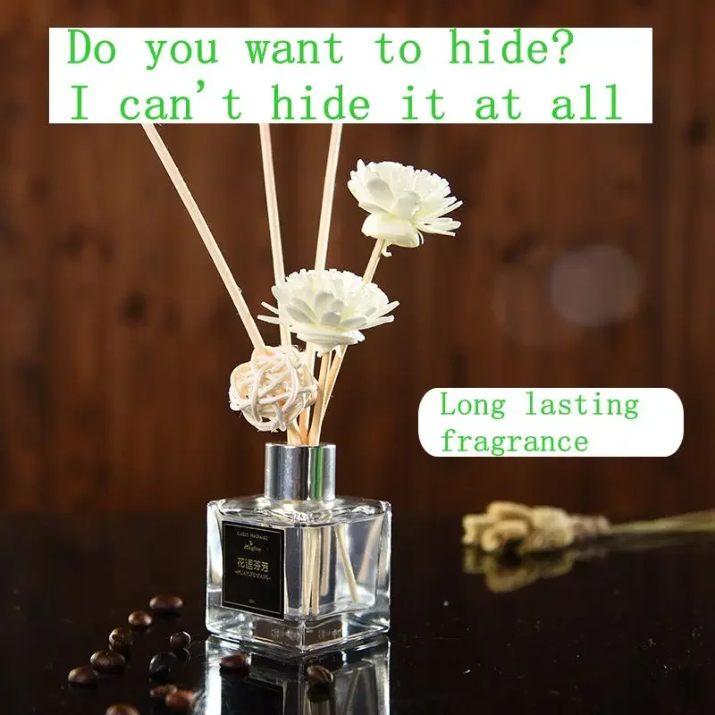 Floral fragrance essential oil incense horizontal long-lasting fragrance air freshener toilet deodorizing