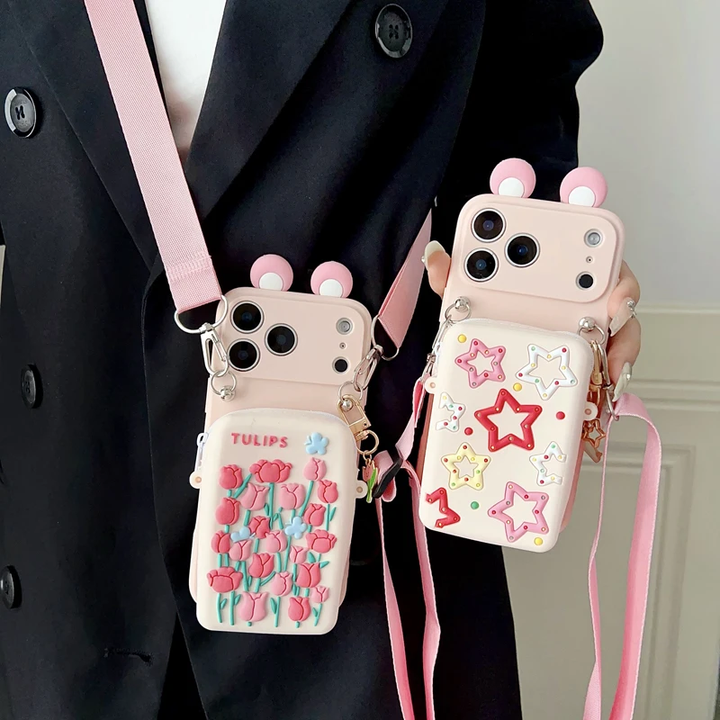 Tulip Star Premium Wallet Case with Accessories