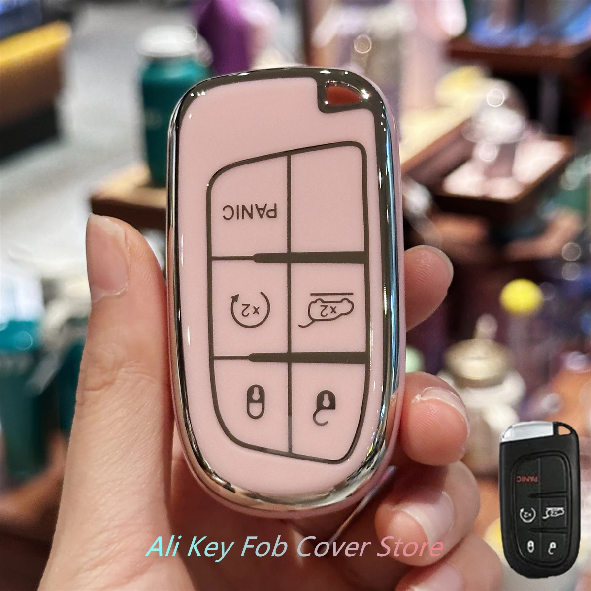 Premium Key Fob Cover with Keychain Attachment