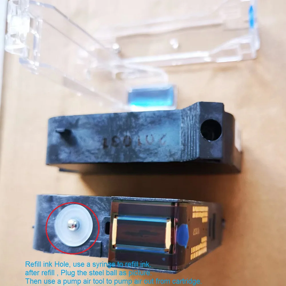 Vazio Cartucho de Tinta Recarregáveis para Secagem Rápida Rápida Logotipo Data de Expiração Etiqueta Portátil Mão Jet Handheld Tij Impressora 12.7 25.4 mm - Imagem 2