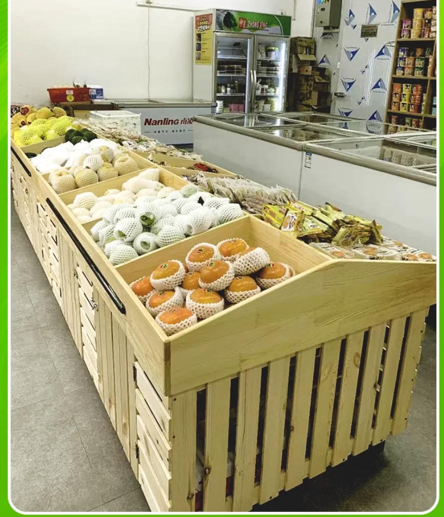 

Supermarket shelves fruit shelves convenience store vegetable display shelves fruit and vegetable display shelves in the island