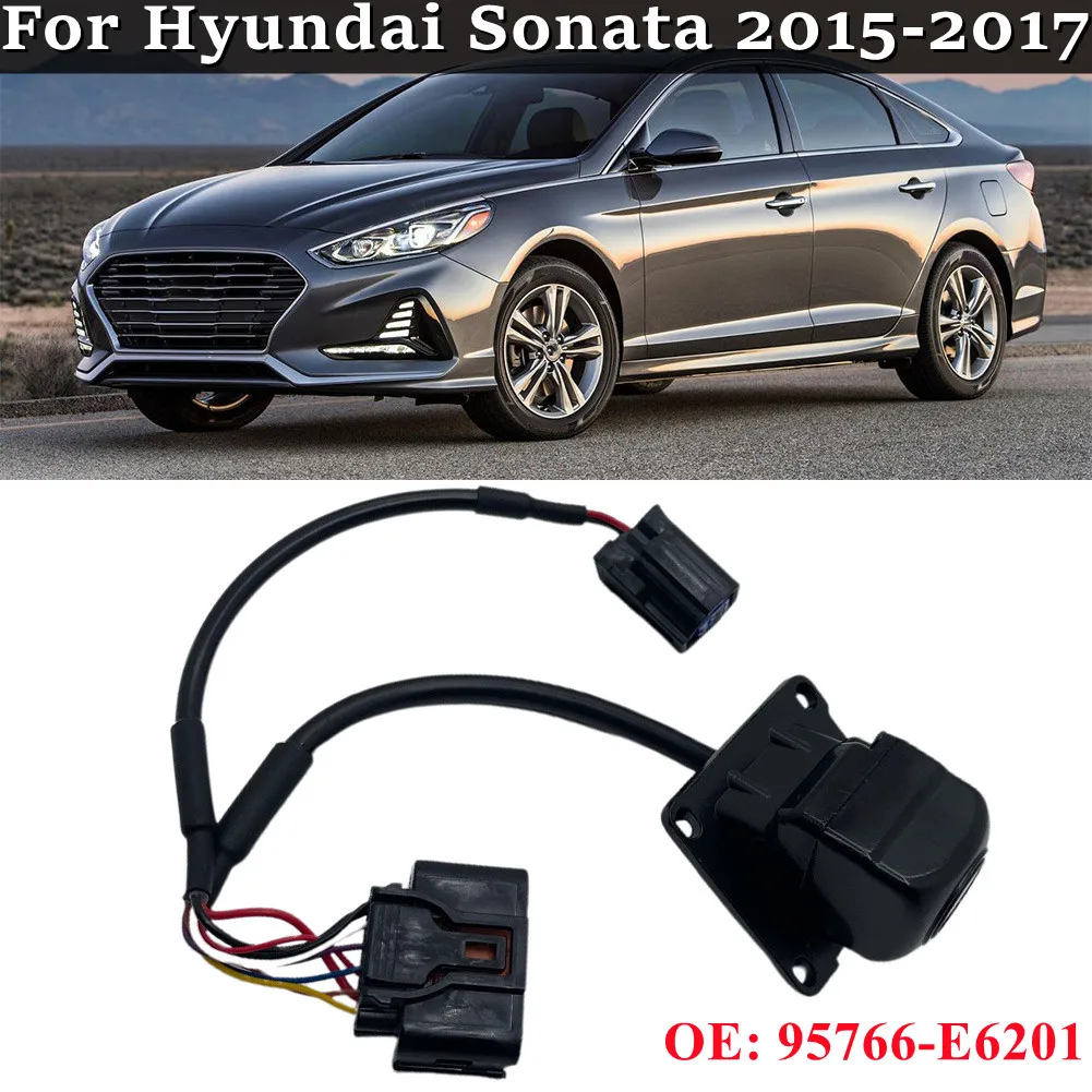 

Car Rear View Camera Backup Parking Assist Camera 95766-E6201 For Hyundai Sonata 2015-2017 Waterproof Night Vision Replacement
