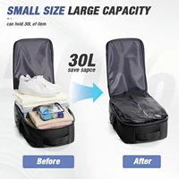 Men Vacuum Compression Backpack 15.6in Laptop Backpack Expand Hiking Vacuum Travel Backpack, Ryanair Backpack 40x30x20 Cabin Bag - Image 4