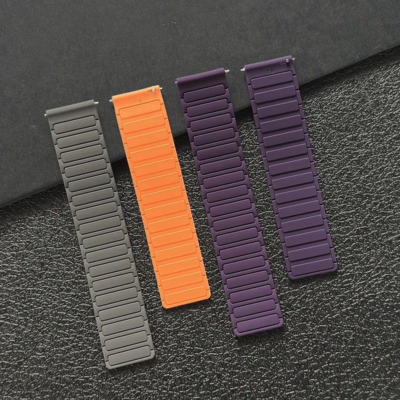 Magnetic Silicone Sports Watch Strap - Universal Fit and Stylish Design