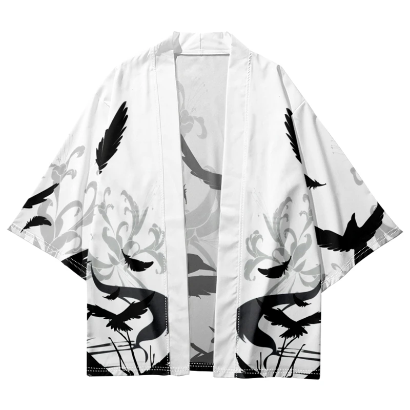 Traditional-Kimono-Japanese-Streetwear-Women-Men-Shirts-Samurai-Tops ...