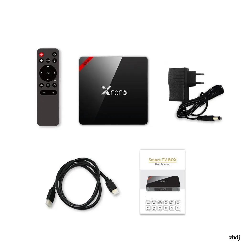 Приставка Смарт-ТВ Amlogic S905X Android 6 0 4K 4 ядра 2 ГГц 1 + 8 Гб Wi-Fi |