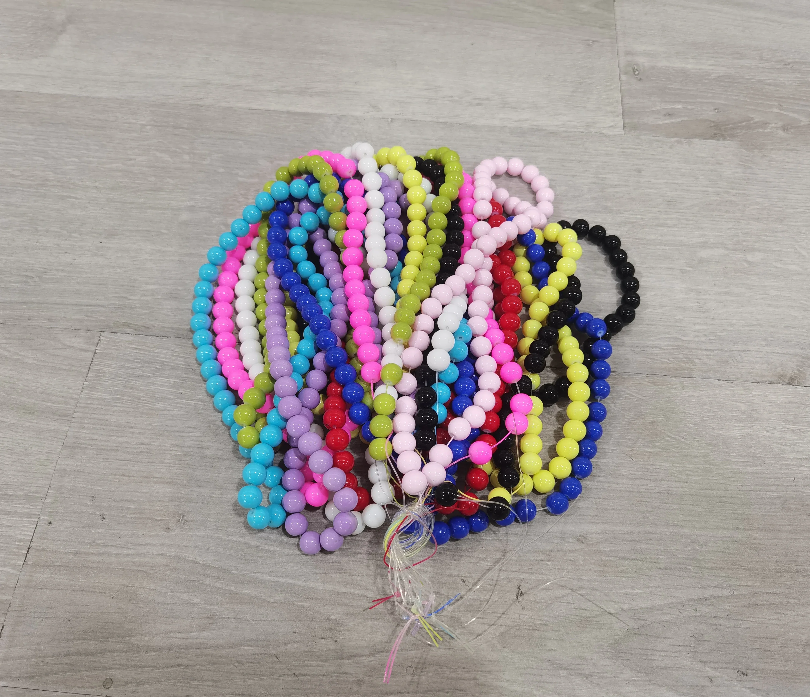 20 Strand Mixed Glass Beads 40pcs each strand in 10mm for women diy jewelry M12 4