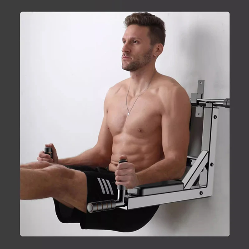 Wall Mounted Pull Up Bar, Heavy Duty Chin Up Bar, Fitness Training Equipment, Home Gym Workout, Horizontal Core Strength