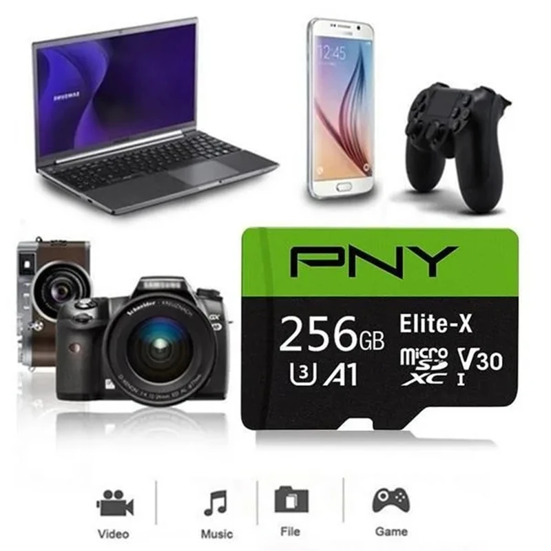 PNY TF Ŭ 10, U1 SDXC ӵ, 30 MB/s ̴ ޸,  