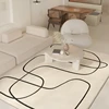 Nordic Style Living Room Decoration Carpet Home Large Area Rugs for Bedroom Fluffy Soft Cloakroom Rug Thickened Anti-skid Mat 3