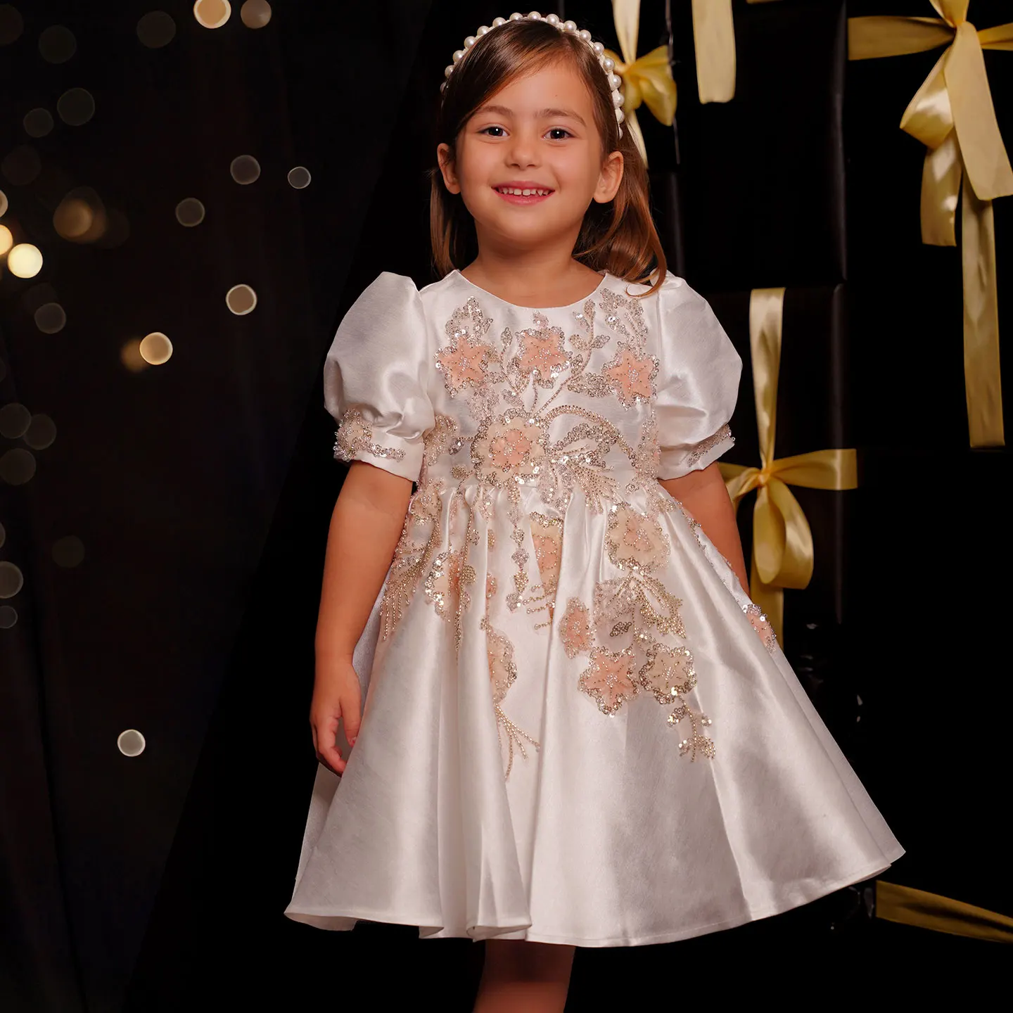 【値下げ可】JILTU twinkle dress KIKI and JOJO | Girls Sequin Embroidered Tulle Dress