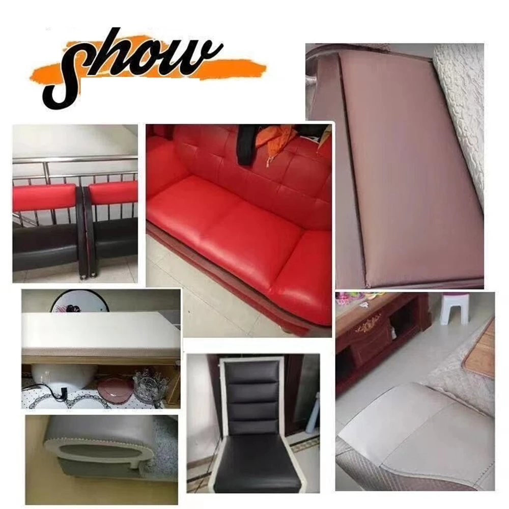 PU Leather Self Adhesive Fix Subsidies Simulation Skin Patch For Sofa Car  Seat