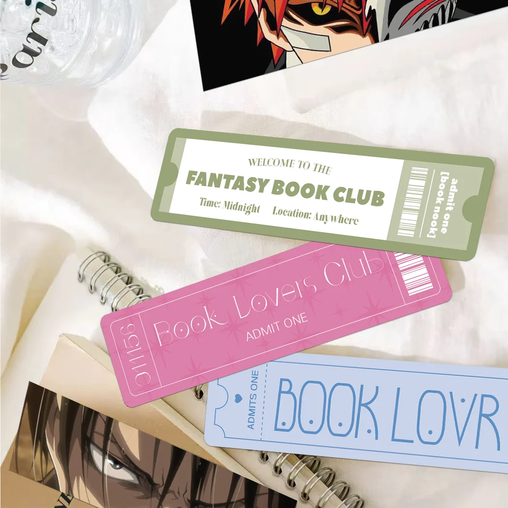 Set of 30 Creative Literary Book Lover Bookmarks for Decoration and DIY Projects