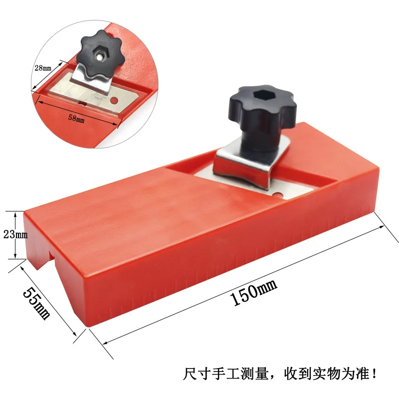 Quick Edge Trimming Chamfer Plastic Plasterboard Gypsum Board Drywall Edge Fixture Router Bit Sets Planning Tool Wood Plane woodworking hand tools wood trimming tool