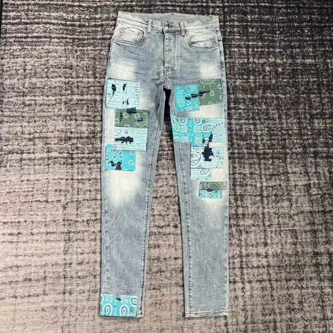 

blue washed do old men slim patches destroy jeans man