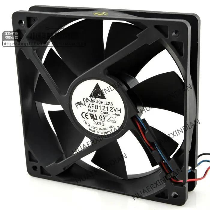 

New / AFB1212VH 12025 12V 0.60A 3 With Speed Test Cooling Fan Assembly Kit