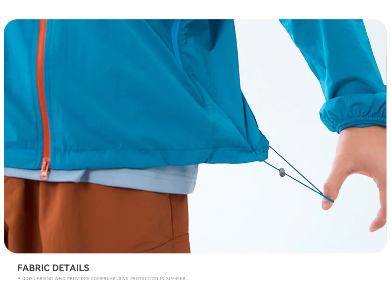 Lightweight Hooded Hiking Windbreaker Jacket for Trail Wear