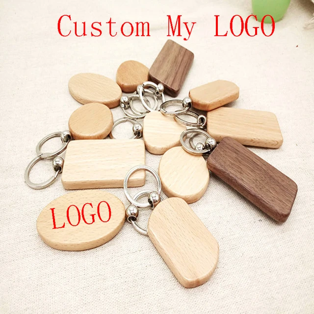 Wooden Keychain Keyring Blanks Bulk for Men Laser Engraving Accessories  Supplies Custom Wedding Favors Gifts for Guests - AliExpress