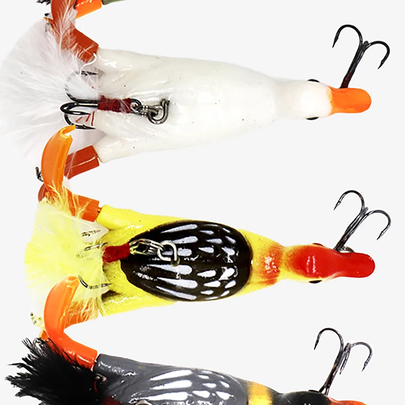 59mm 14g Floating 3D Suicide Duck Fishing Lures for Bass Pike Lifelike Bait  Whopper Wobblers Pesca