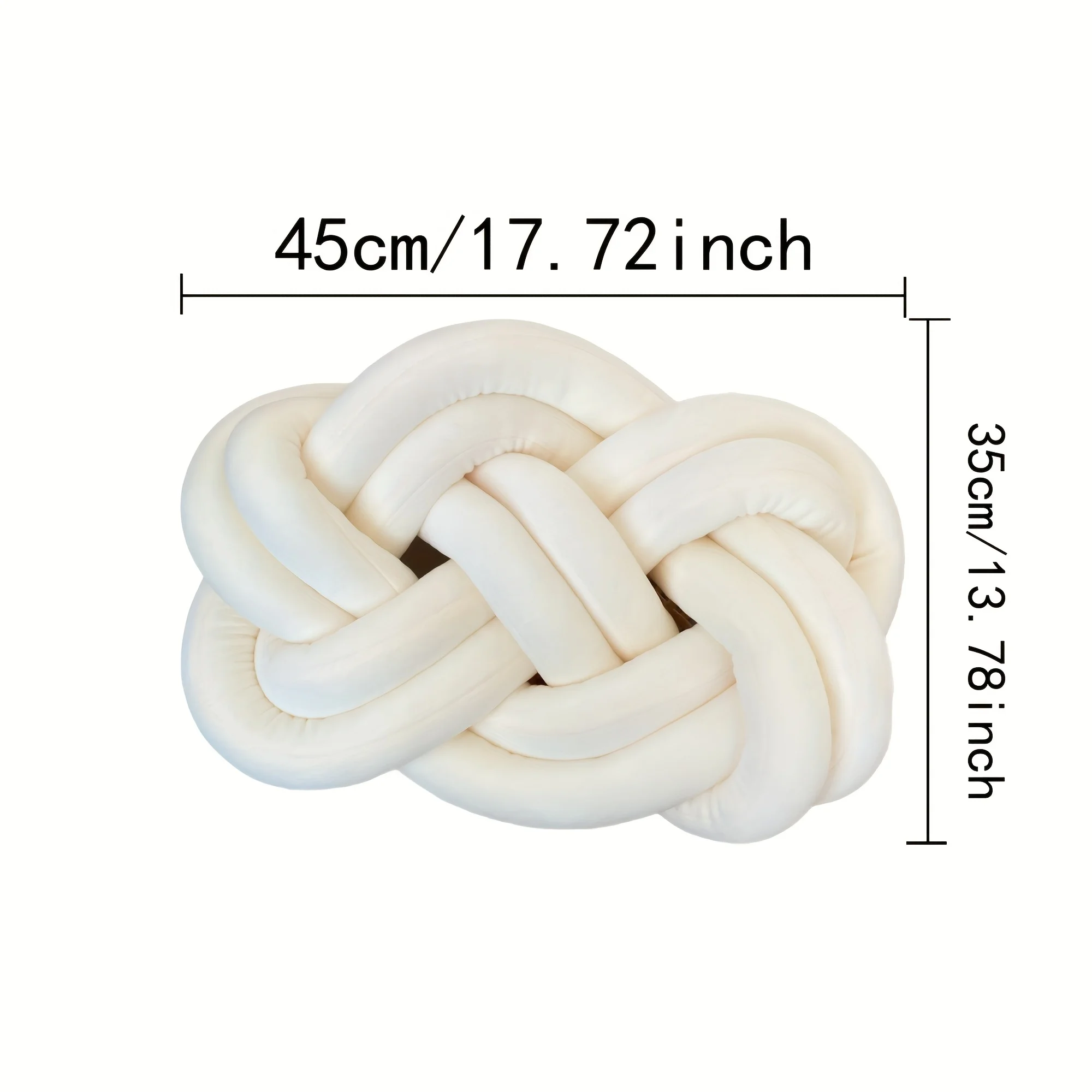 Knotted design pillow 2