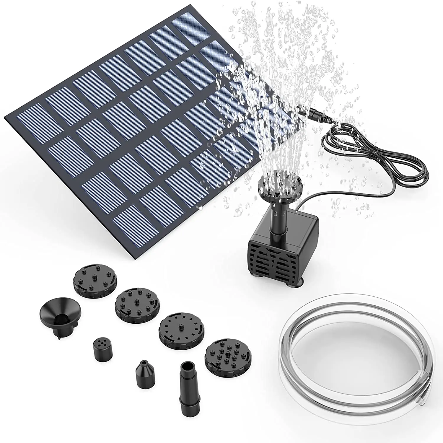 2.5W DIY Solar Water Pump Kit with 6 Nozzles Just Solar Supplies