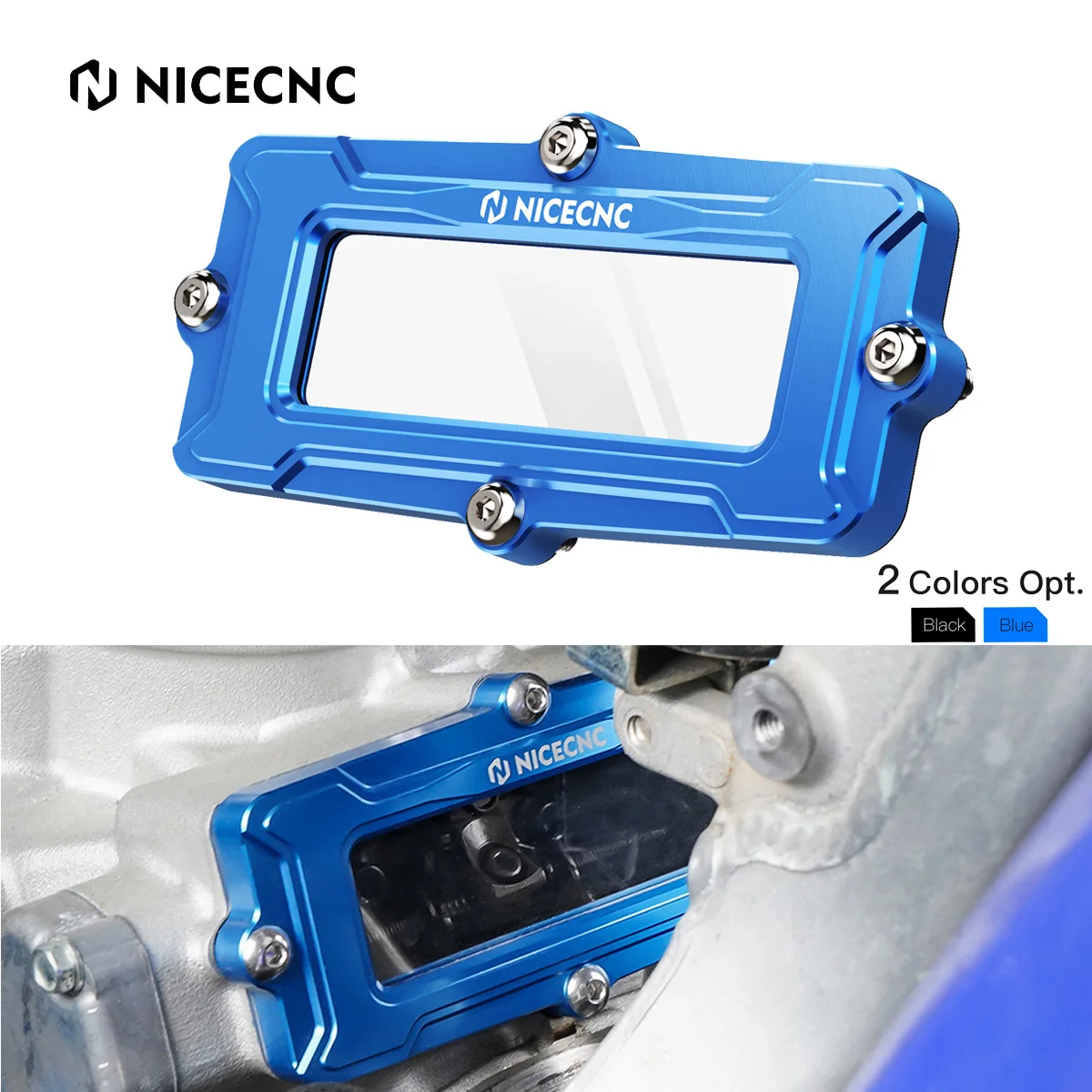 Nicecnc Cilindro Trasparente Valvola Di Scarico Coperchio Trasparente Protezione Per Yamaha Yz 250 250X Yz250 1999-2023 Yz250X 2016-2023 2022