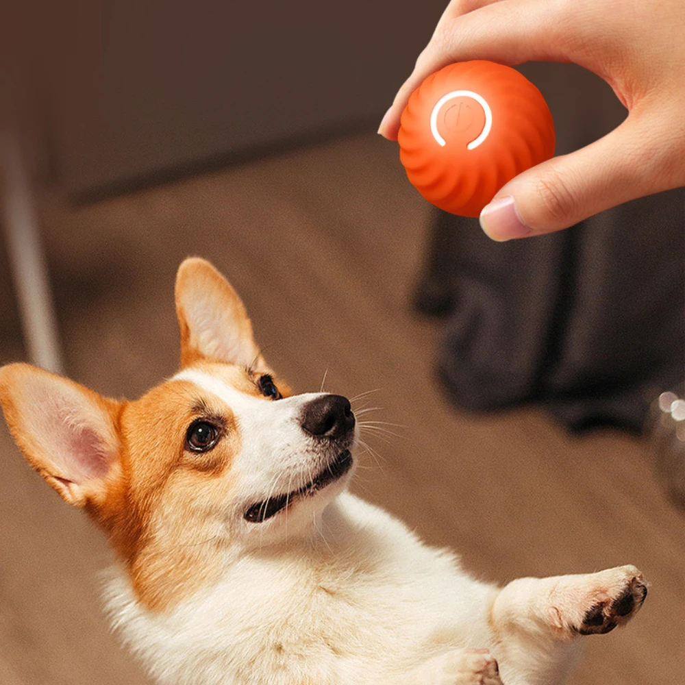 Smart Dog Toy Ball Automatic Moving Bouncing Rolling Ball Electronic Interactive Pet Toy for Puppy Birthday Gift Dog Cat Product images - 6