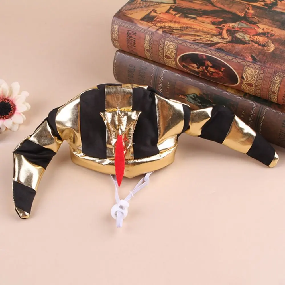 Comfortable With Tie Pet Pharaoh Hat Set Pet Dress Up Adjustable Pet Cosplay Costume Cat Dog With Tie Horn Cap Cat&Dog S36d5167223a8452fb4df3a8478170586s