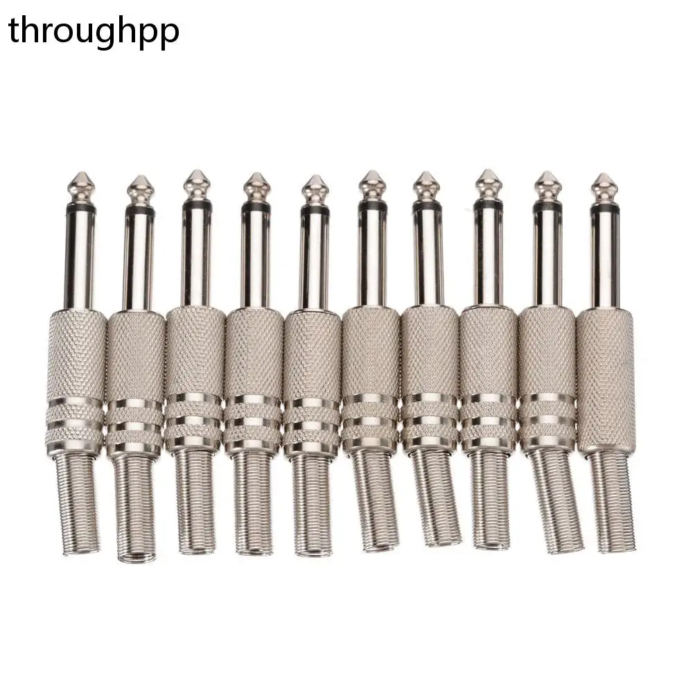 

10 PCS/Pack AUX Converter Audio Plug Male Solder-on Audio Connectors Audio Cables