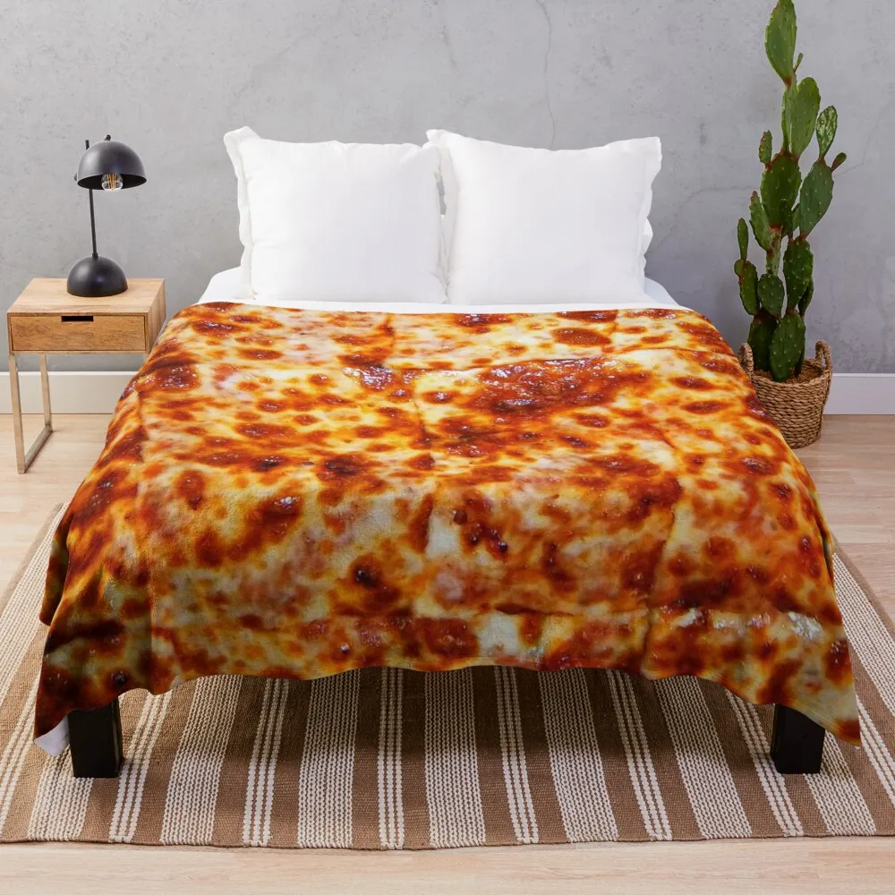 PIZZA6ThrowBlanketSoftBedBlanketsBigThickFurryCoupleBlanket