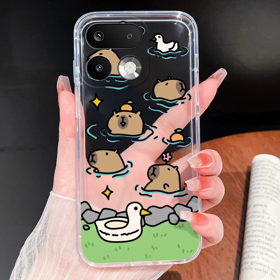 Stylish Soft Slim TPU Clear Silicone Phone Case - Lightweight Protective Cover