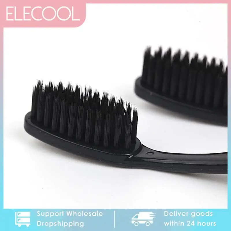 

Pack bamboo charcoal toothbrush adult soft hair couple fine hair family Pack bamboo toothbrush carbon nano toothbrush