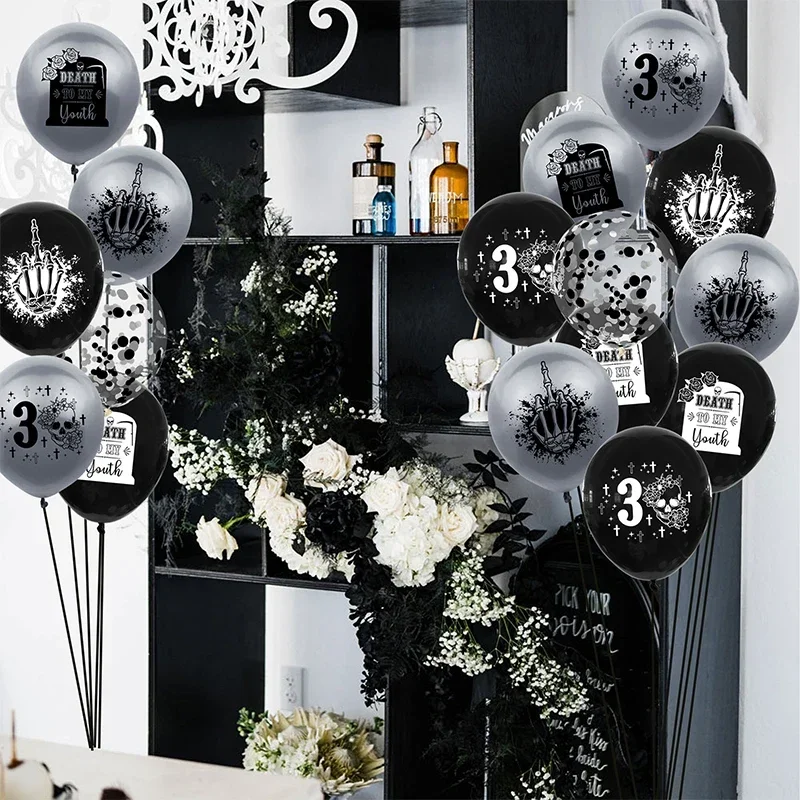 Goodbye Teen Years Banner – 20th Birthday Party Decorations In Black Glitter | Pre-Strung, Handmade Sign - View #6