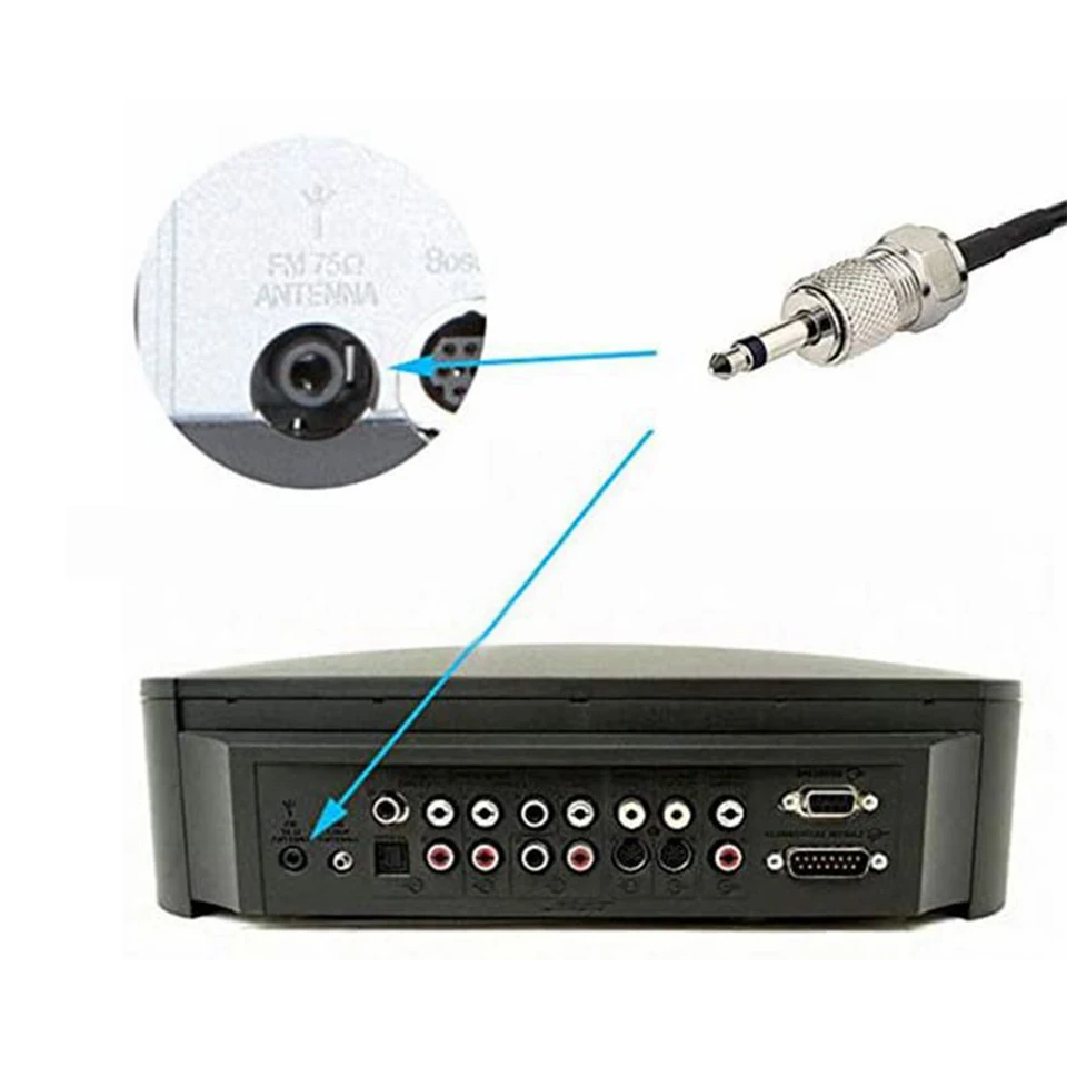 Universal Car Stereo AM FM Dipole Antenna for Vehicles