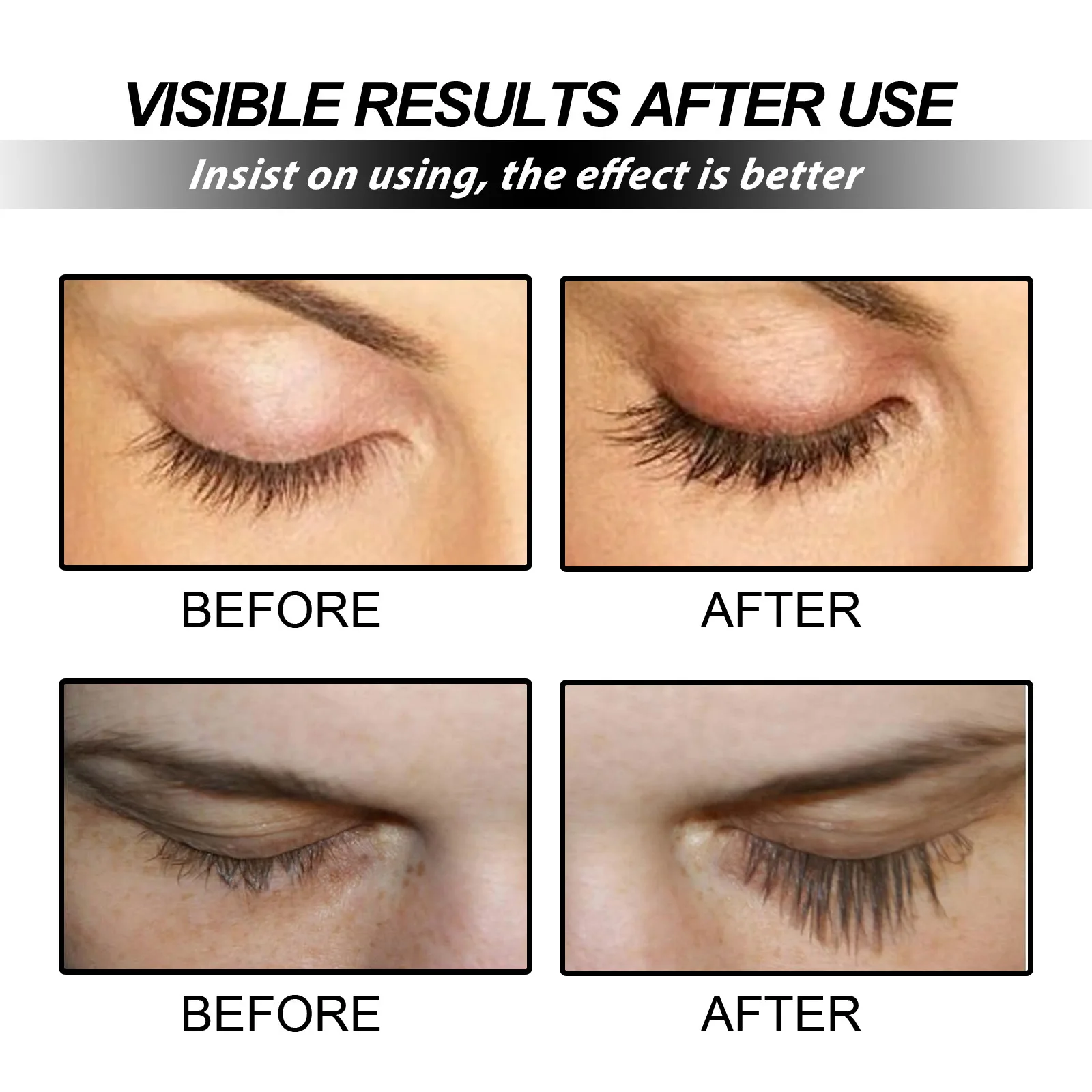 EELHOE Premium Eyelash Growth Serum Lifting Boosting Eyelashes Enhancing Essence Thicken Darken Natural Longer Lashes Cosmetics