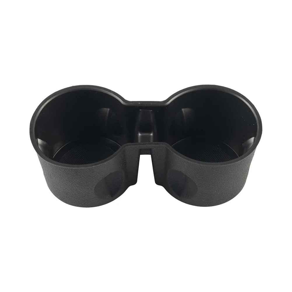 

1pcs Car Central Control Water Storage Cup Holder For Tesla Model 3/Y 2021-2023 Organizer Cup Holder Silicone Insert Tray Black