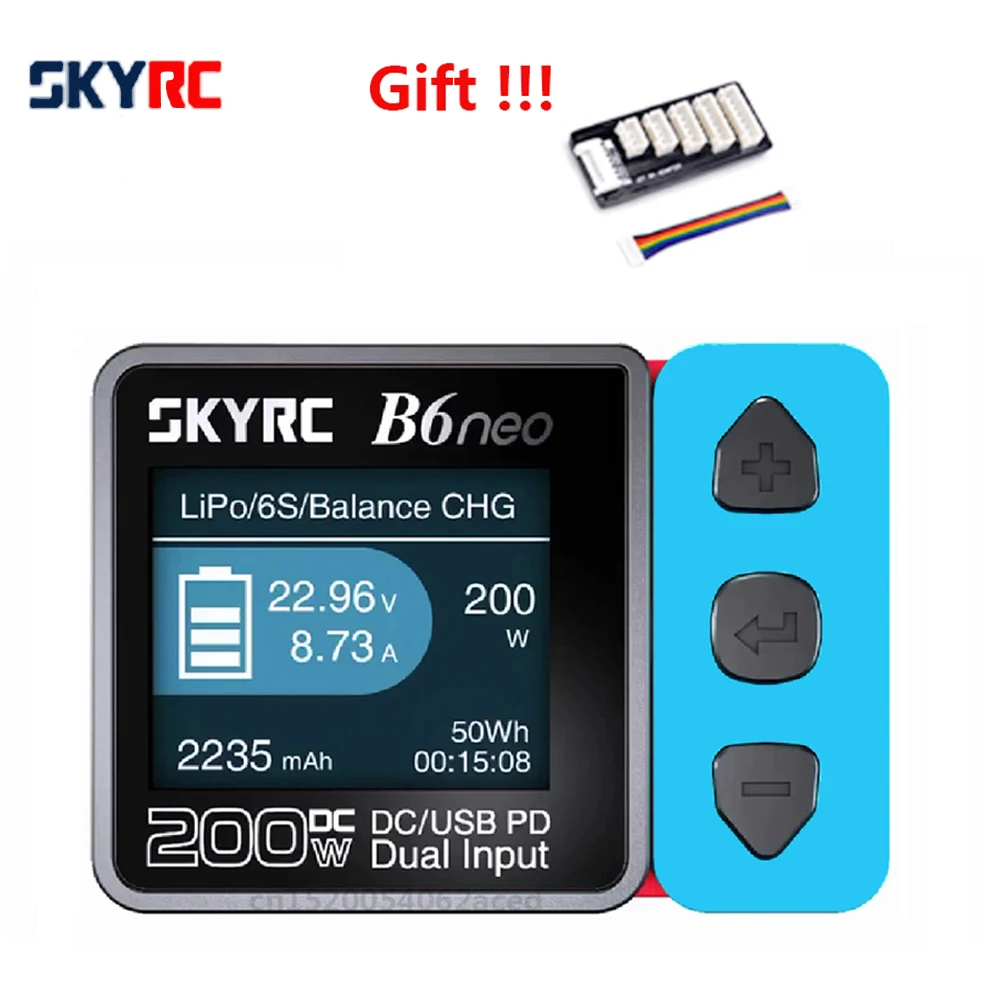 Caricabatteria Originale Skyrc B6 Neo Lipo Caricabatteria Ac 80W Dc 200W Multifunzione Smart Pd Pch-150 Dock Di Ricarica