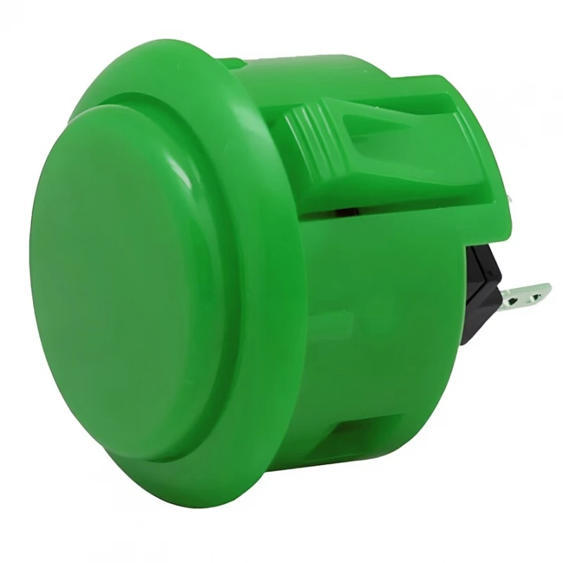 Pulsante Arcade Verde Compatibile Per Il Pulsante Bartop Sanwa Ricreativo Gioca 25Mm # Arcade Arcade