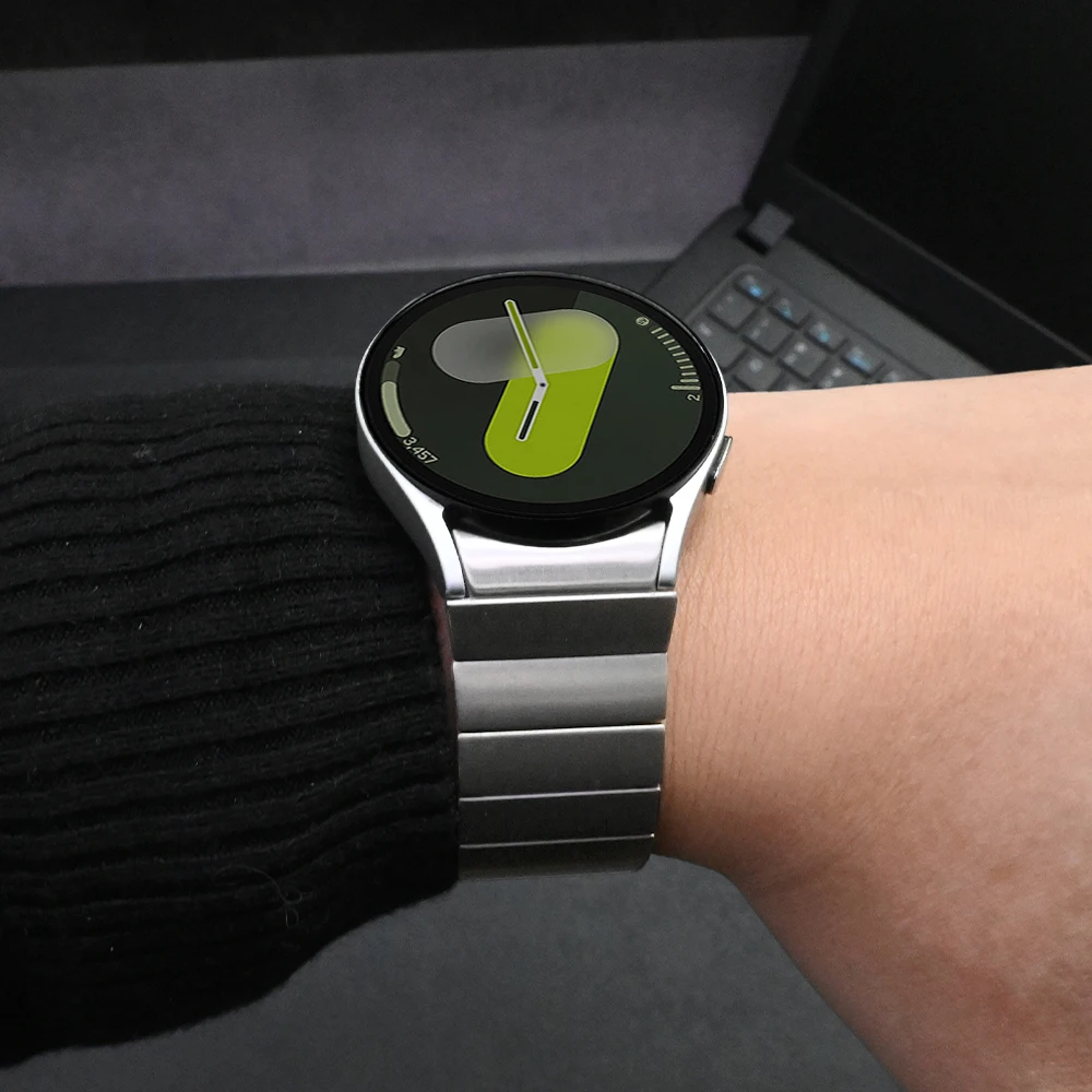 Titanium No Gaps Link Bracelet - Quick Fit Band Strap
